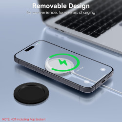 CloudValley Base Magnétique Compatible avec Popsocket Phone Grips, pour Kindle Base Mobile de Support de téléphone, Accessoires 