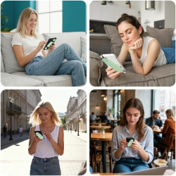 AXFEE Dragonne de Sécurité pour 6-8" eReaders Tablet, Support de Sangle à Une Main pour Liseuses électroniques, Support de Drago