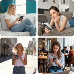 AXFEE Dragonne de Sécurité pour 6-8" eReaders Tablet, Support de Sangle à Une Main pour Liseuses électroniques, Support de Drago