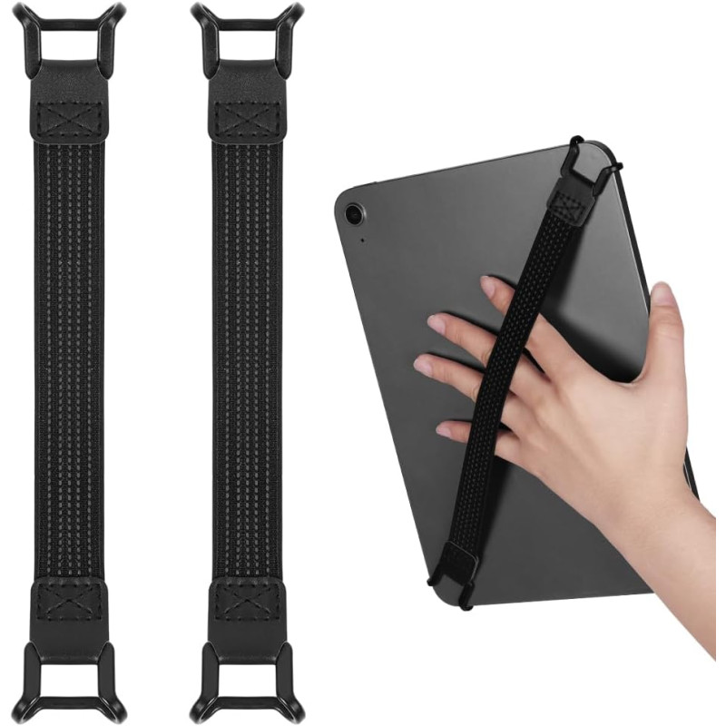 AXFEE Dragonne de Sécurité pour 8.7-13" eReaders Tablet, 2PCS Support de Sangle à Une Main pour Liseuses électroniques, Support 