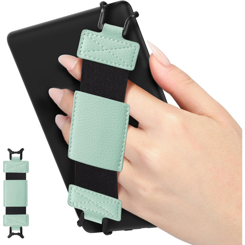 MoKo Dragonne Souple pour 6-8" Kindle eReaders Fire Tablet,Kobo/Voyaga/Sony Kindle E-Book Tablet,Sangle de Sécurité Tablette Pol