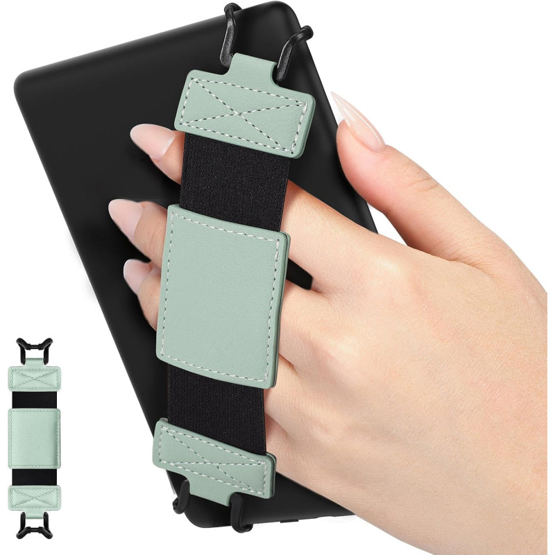 MoKo Dragonne Souple pour 6-8" eReaders Fire Tablet -Kobo/Voyaga/Sony Kindle E-Book, Sangle de Sécurité Tablette Polyvalente à H