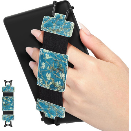 MoKo Dragonne Souple pour 6-8" Kindle eReaders Fire Tablet -Kobo/Voyaga/Sony Kindle E-Book Tablet, Sangle de Sécurité Tablette P