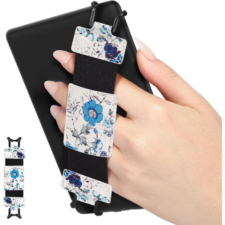 MoKo Dragonne Souple pour 6-8" Kindle eReaders Fire Tablet Kobo/Voyaga/Sony Kindle E-Book Tablet, Sangle de Sécurité Tablette Po