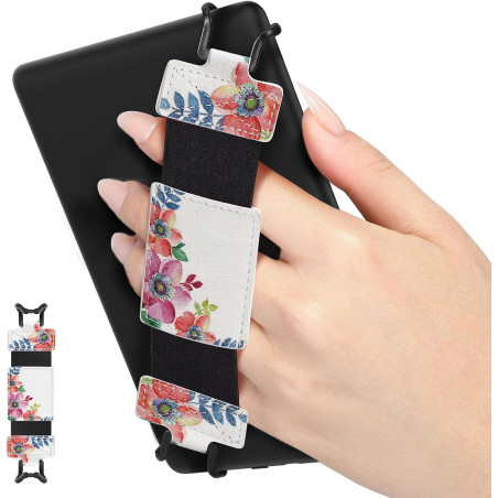 MoKo Dragonne Souple pour 6-8" Kindle eReaders Fire Tablet Kobo/Voyaga/Sony Kindle E-Book Tablet, Sangle de Sécurité Tablette Po