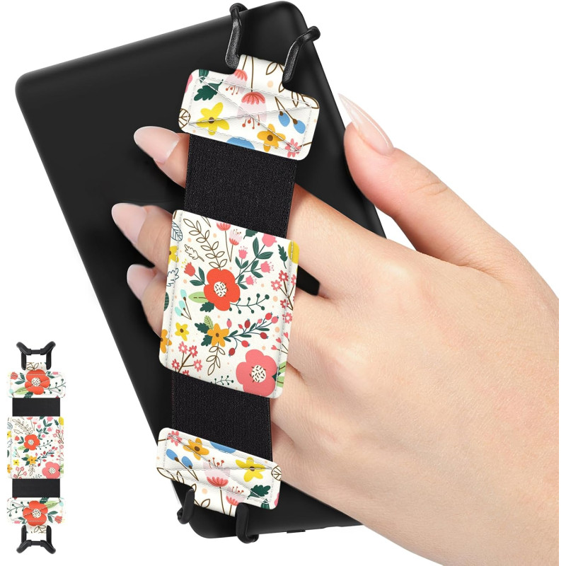 MoKo Dragonne Souple pour 6-8" Kindle eReaders Fire Tablet-Kobo/Voyaga/Sony Kindle E-Book Tablet,Sangle de Sécurité Tablette Pol