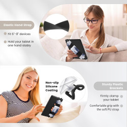 MoKo Dragonne Souple pour 6-8" Kindle eReaders Fire Tablet -Kobo/Voyaga/Sony Kindle E-Book Tablet, Sangle de Sécurité Tablette P
