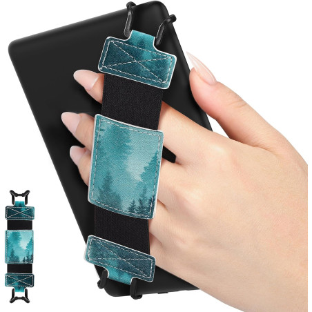 MoKo Dragonne Souple pour 6-8" Kindle eReaders Fire Tablet -Kobo/Voyaga/Sony Kindle E-Book Tablet, Sangle de Sécurité Tablette P