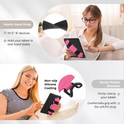 MoKo Dragonne Souple pour 6-8" Kindle eReaders Fire Tablet -Kobo/Voyaga/Sony Kindle E-Book Tablet, Sangle de Sécurité Tablette P