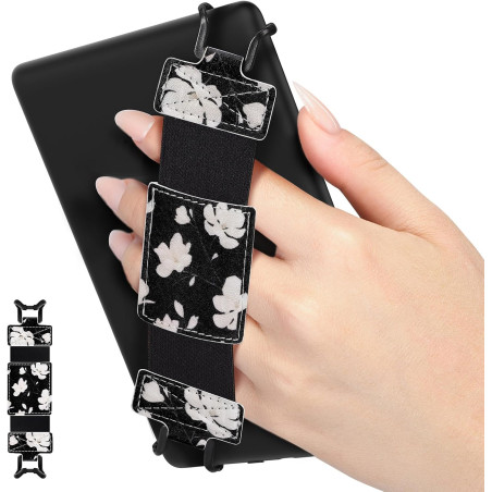 MoKo Dragonne Souple pour 6-8" Kindle eReaders Fire Tablet Kobo/Voyaga/Sony Kindle E-Book Tablet, Sangle de Sécurité Tablette Po