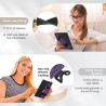 MoKo Dragonne Souple pour 6-8" Kindle eReaders Fire Tablet,Kobo/Voyaga/Sony Kindle E-Book Tablet, Sangle de Sécurité Tablette Po