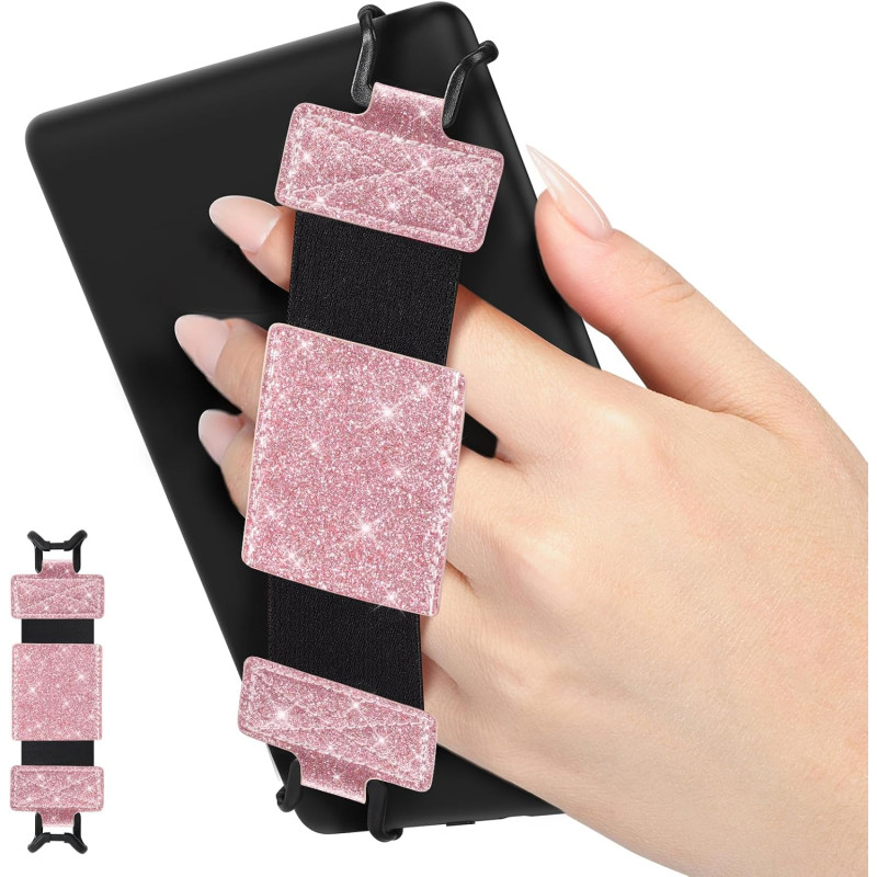 MoKo Dragonne Souple pour 6-8" Kindle eReaders Fire Tablet,Kobo/Voyaga/Sony Kindle E-Book Tablet,Sangle de Sécurité Tablette Pol