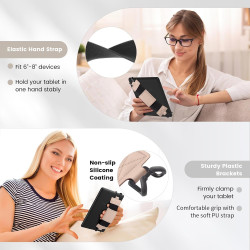MoKo Dragonne Souple pour 6-8" Kindle eReaders Fire Tablet -Kobo/Voyaga/Sony Kindle E-Book Tablet, Sangle de Sécurité Tablette P