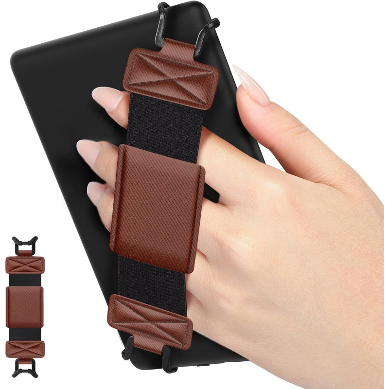 MoKo Dragonne Souple pour 6-8" Kindle eReaders Fire Tablet -Kobo/Voyaga/Sony Kindle E-Book Tablet, Sangle de Sécurité Tablette P