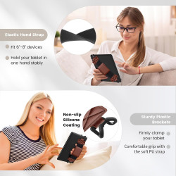 MoKo Dragonne Souple pour 6-8" Kindle eReaders Fire Tablet -Kobo/Voyaga/Sony Kindle E-Book Tablet, Sangle de Sécurité Tablette P