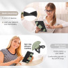 MoKo Dragonne Souple pour 6-8" Kindle eReaders Fire Tablet Kobo/Voyaga/Sony Kindle E-Book Tablet, Sangle de Sécurité Tablette Po