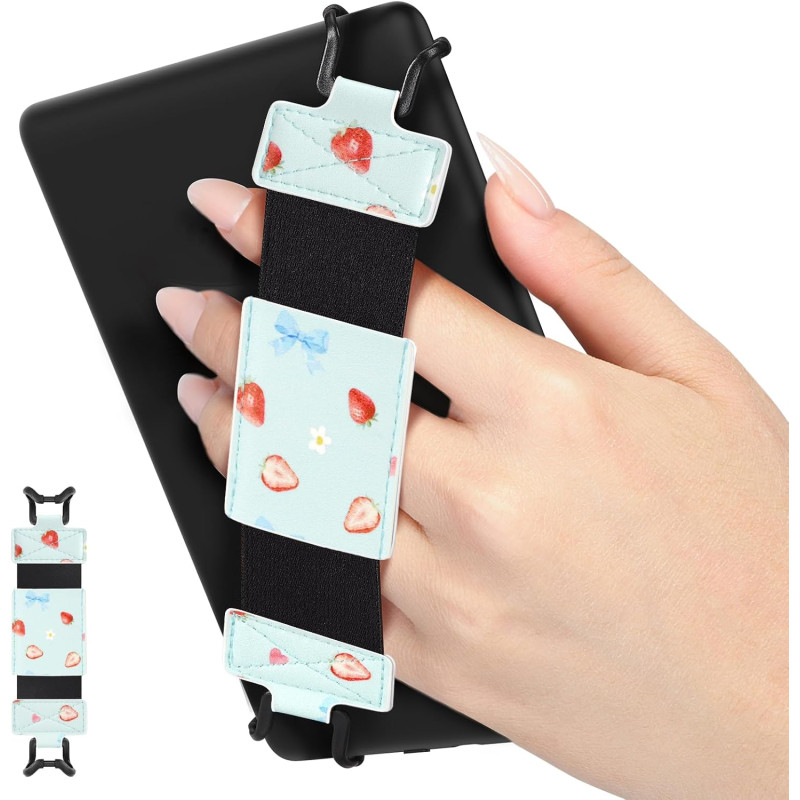 MoKo Dragonne Souple pour 6-8" Kindle eReaders Fire Tablet -Kobo/Voyaga/Sony Kindle E-Book Tablet, Sangle de Sécurité Tablette P