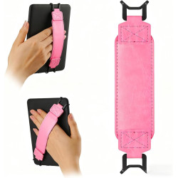 Dragonne Souple pour Liseuse Kindle - Compatible avec Les Liseuses De 9 À 11 Pouces, Support Léger Et Élastique, Rose
