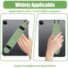 Kluz Lot de 2 Dragonnes Support Liseuse et Support pour Tablette 9-11 Pouces, Poignée Antichute en Simili Cuir PU, Sangle Élasti