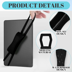 Dragonne souple pour Kindle – Support à Main Pour liseuses et tablettes de 6‘’ à 8" – Sangle élastique – Support de lecture sécu