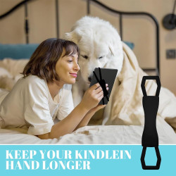 Dragonne souple pour Kindle – Support à Main Pour liseuses et tablettes de 6‘’ à 8" – Sangle élastique – Support de lecture sécu