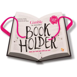 Gimble book holder - tickled rose