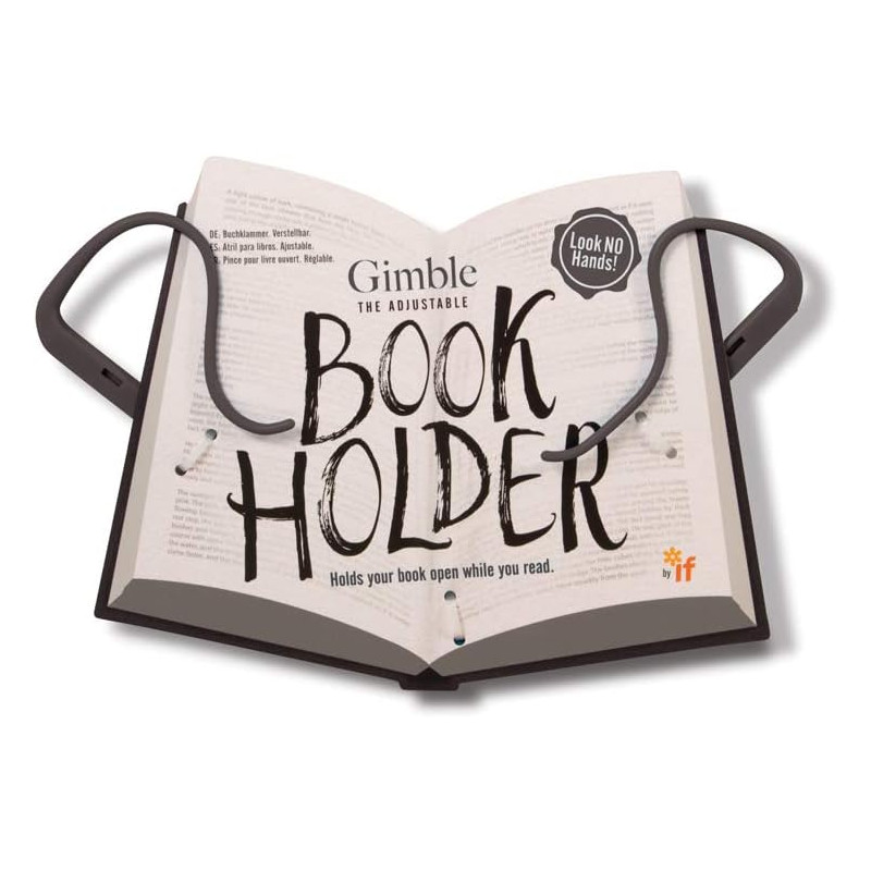 Charcoal Gimble Traveler hands free reading tool.
