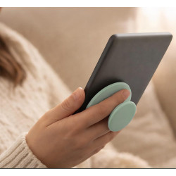 ENCASED Poignée Pliable pour Kindle, iPad et Tablette – Support Doigt en Silicone Confortable pour eReader, poignée adhésive Rep