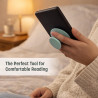 ENCASED Poignée Pliable pour Kindle, iPad et Tablette – Support Doigt en Silicone Confortable pour eReader, poignée adhésive Rep