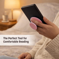ENCASED Poignée Pliable pour Kindle, iPad et Tablette – Support Doigt en Silicone Confortable pour eReader, poignée adhésive Rep