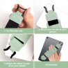 Dragonne Liseuse 6–8 Pouces, Sangle Élastique Tablette avec Support PU Antidérapant – Compatible avec Kindle, Kobo & Tablettes, 