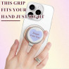 Accessoire Kindle Grip Téléphone, Support Magnétique à Design Cœur avec Poignée Pliante pour Smartphone/Tablet/Kindle