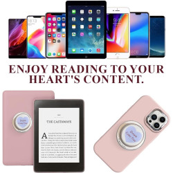 Accessoire Kindle Grip Téléphone, Support Magnétique à Design Cœur avec Poignée Pliante pour Smartphone/Tablet/Kindle
