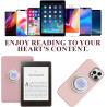 Accessoire Kindle Grip Téléphone, Support Magnétique à Design Cœur avec Poignée Pliante pour Smartphone/Tablet/Kindle