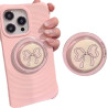 1 Pièce Support Magnétique Kindle, Design Ruban Papillon Rose, Grip & Support Pliable, pour Smartphone/Kindle/Tablette, Accessoi