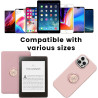 1 Pièce Support Magnétique Kindle, Design Ruban Papillon Rose, Grip & Support Pliable, pour Smartphone/Kindle/Tablette, Accessoi