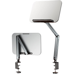 SEAFRONT Support de Livre de Bureau, Panneau en Aluminium-plastique, Support de Manuel Rotatif à 360°, Hauteur et Angle Réglable
