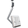 SEAFRONT Support de Livre de Bureau, Panneau en Aluminium-plastique, Support de Manuel Rotatif à 360°, Hauteur et Angle Réglable