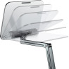 SEAFRONT Support de Livre de Bureau, Panneau en Aluminium-plastique, Support de Manuel Rotatif à 360°, Hauteur et Angle Réglable