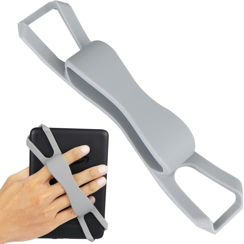 ZhaoCo Anti-Glissement Silicium Dragonne Support de Poignée de Doigt Universel pour 6" / 6.8'' / 7'' Kindle liseuses/Kobo/Sony e