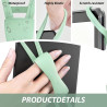 Support de Dragonne Confortable pour 4,7-8" Pouces eReaders, Support de Liseuse en Silicone, Supports à Main Léger et Sécurisé p