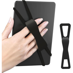 Support de main ergonomique en silicone pour liseuses et tablettes, pour maintenir en toute sécurité et prévenir la fatigue, com