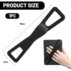 Support de main ergonomique en silicone pour liseuses et tablettes, pour maintenir en toute sécurité et prévenir la fatigue, com
