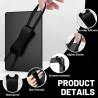 Support de main ergonomique en silicone pour liseuses et tablettes, pour maintenir en toute sécurité et prévenir la fatigue, com