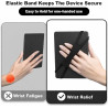 Support de main ergonomique en silicone pour liseuses et tablettes, pour maintenir en toute sécurité et prévenir la fatigue, com