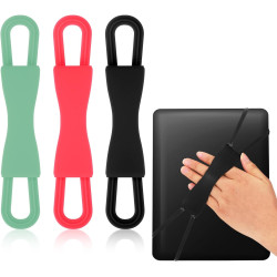 Lyreh 3pcs Dragonnes pour Kindle, Confortable Ceinture de Lecture Extensible pour Tablettes Accessoires Lecture au Lit Convient 
