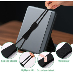 Lyreh 3pcs Dragonnes pour Kindle, Confortable Ceinture de Lecture Extensible pour Tablettes Accessoires Lecture au Lit Convient 
