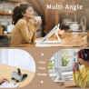 Support Liseuse Kindle pliable & portable, Support Tablette & Livre pour 4,7-13 Pouces, Support Kindle pour Lit & Canapé, Lectur