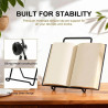Support de Liseuse Kindle & Tablette, Pliable Portable avec Angle Réglable, Compatible avec 4,7-13 Pouces Appareils, Pour Bureau