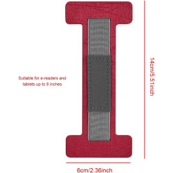 Sangle de Poignée pour Tablette Kindle 6-8 Pouces, Poignée à Main Universelle avec Sangle Antidérapante, Support à Doigt, Poigné